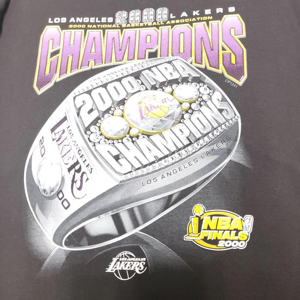 Champion X Los Angeles Lakers 2000 Champions TShirt Kobe Bryant